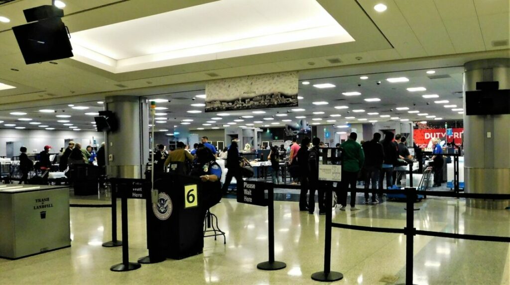 Transportation Security Administration! TSA Check Point at the Atlanta Airport!